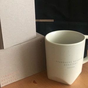 Starbucks reserve Chicago 16oz light bevel mug NWT